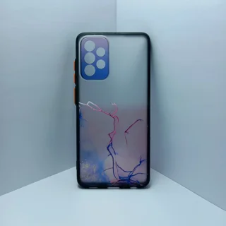 قاب شفاف طرح دار Samsung A72 - کد 4