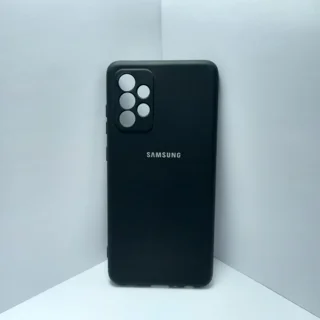 قاب سیلیکونی High-Copy لوگودار Samsung A72 - مشکی