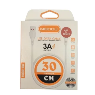 کابل MICRO پاوربانکی کوتاه 30CM مدل BO24