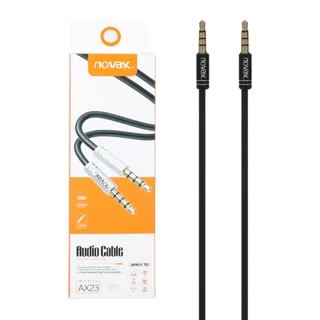 کابل Novax Aux مدل AX23 - مشکی