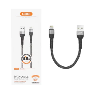 کابل شارژ فست پاوربانک آیفون Liami مدل LM-520L - خاکستری