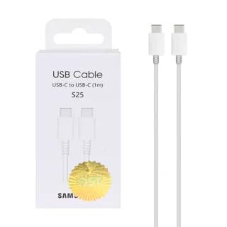 کابل شارژ فست Samsung Type-C To Type-C مدل S25 EP-DN980 - سفید