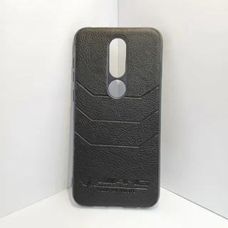 قاب طرح چرم نوکیا nokia4.2 - رنگ مشکی