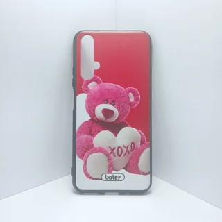 قاب طرح دار هواوی Nova 5T - طرح خرس صورتی