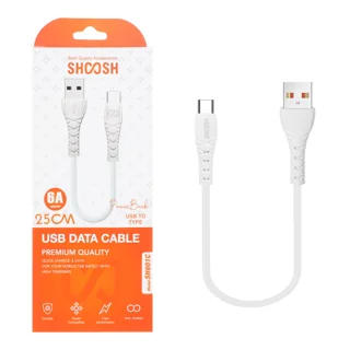 کابل شارژ فست پاوربانک Shoosh Type-C مدل SH601 - سفید