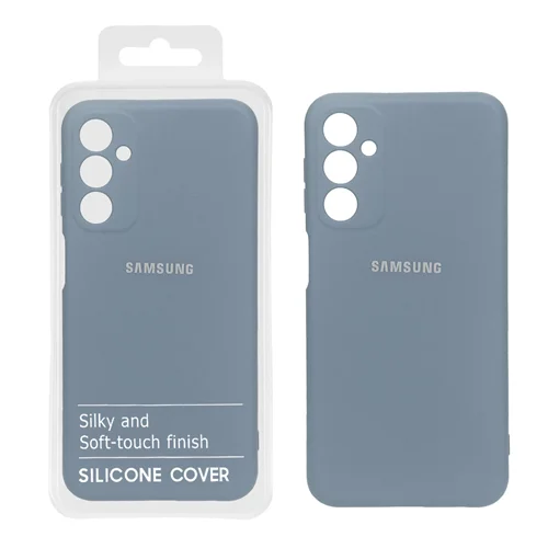 قاب نیو سیلیکون محافظ لنزدار Samsung Galaxy A24 - RF - آبی فیلی (پک دار)