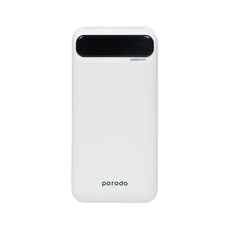 پاوربانک Porodo 15W 20000mAh مدل PD-PBFCH020-WH - سفید