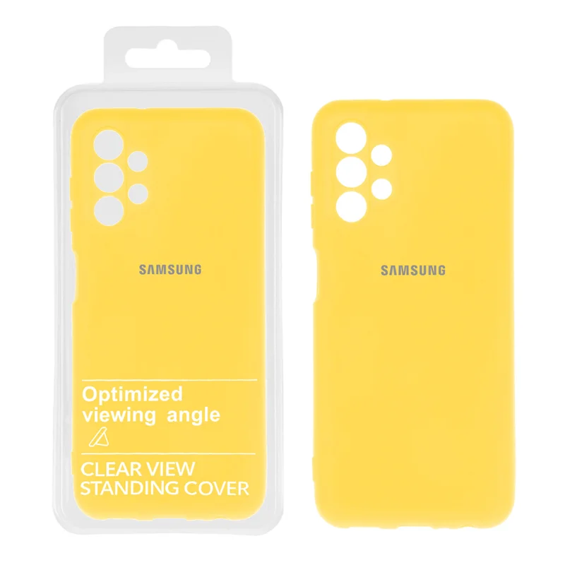 قاب سیلیکونی HighCopy مدل Samsung A13-4G - زرد (پک دار)